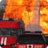 Тушение пожара на газопроводе на Мичуринском проспекте Москвы